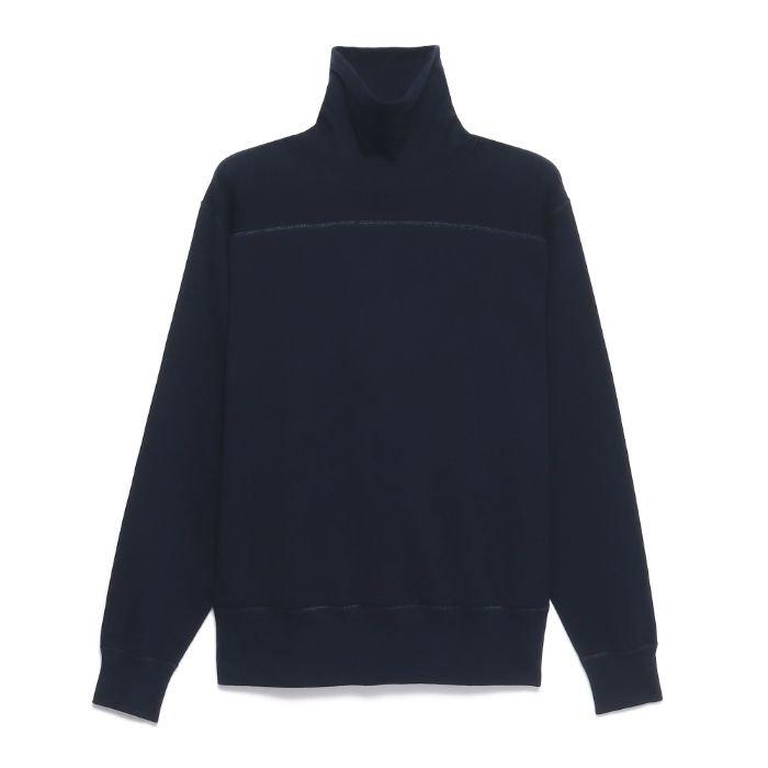 コットンウールリブ　サブマリーナ　タートルネック長袖