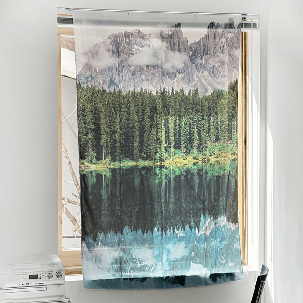 쉬폰 패브릭포스터 가리개 S(145*95cm) 6종 커튼 파티션 인테리어소품 윤슬 벽장식