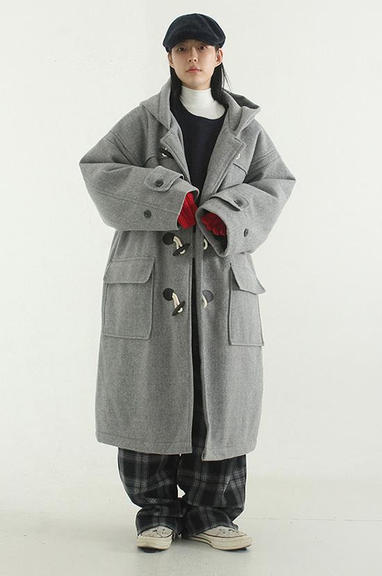oversize duffle long coat (unisex)