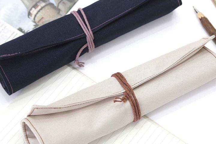 패트병으로 만든 업사이클링 심플 지퍼 파우치 필통