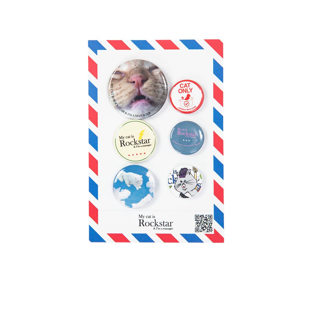 My cat is Rockstar Pin badges #1