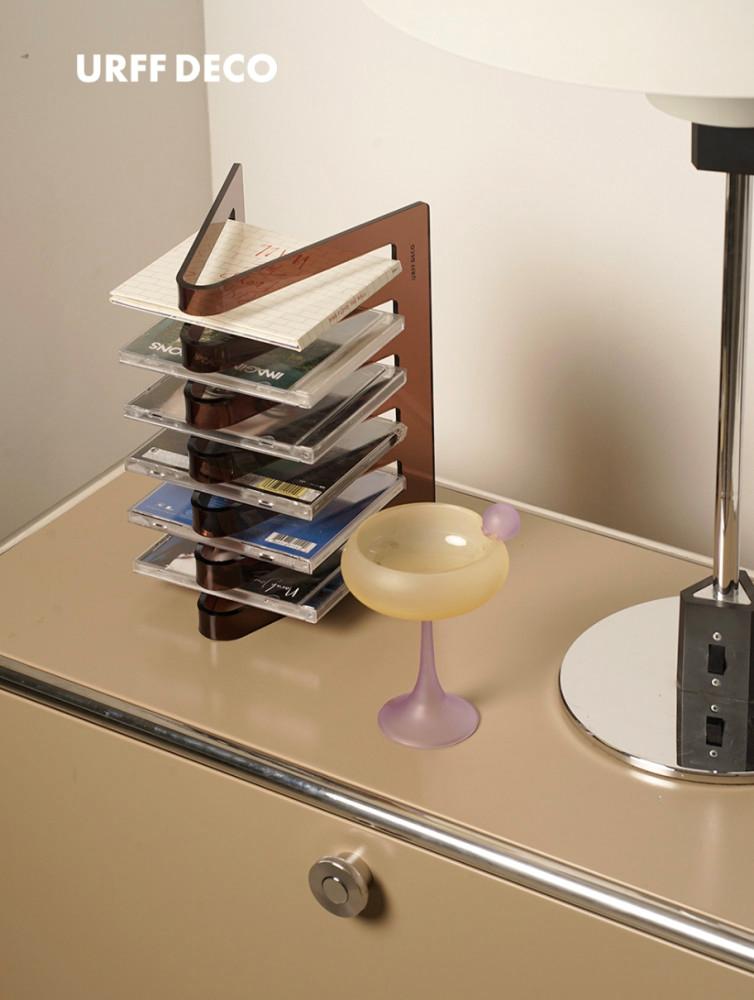 잡지꽂이 매거진랙 미드센추리 모던 잡지 거치대