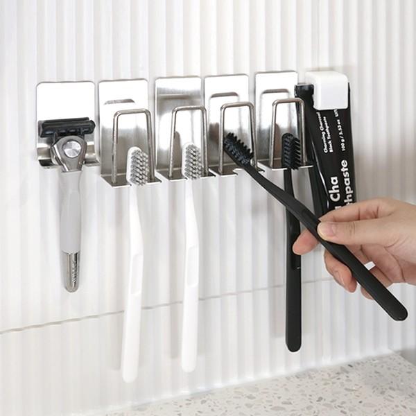 아쿠와 스텐칫솔걸이세트