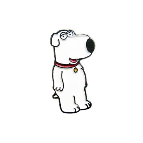 [W][Pin]White Dog.뱃지