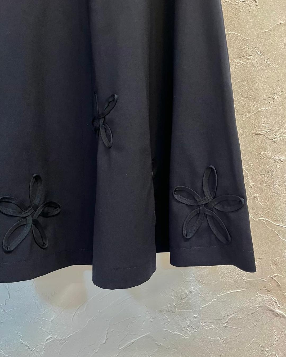 꼼데가르송 플라워 자수 롱 스커트 | 후루츠패밀리