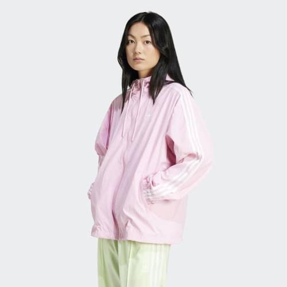 [아디다스오리지널스](신세계 본점)[Originals][여성]스포티한 여성 3선 윈드브레이커 (IR8098)