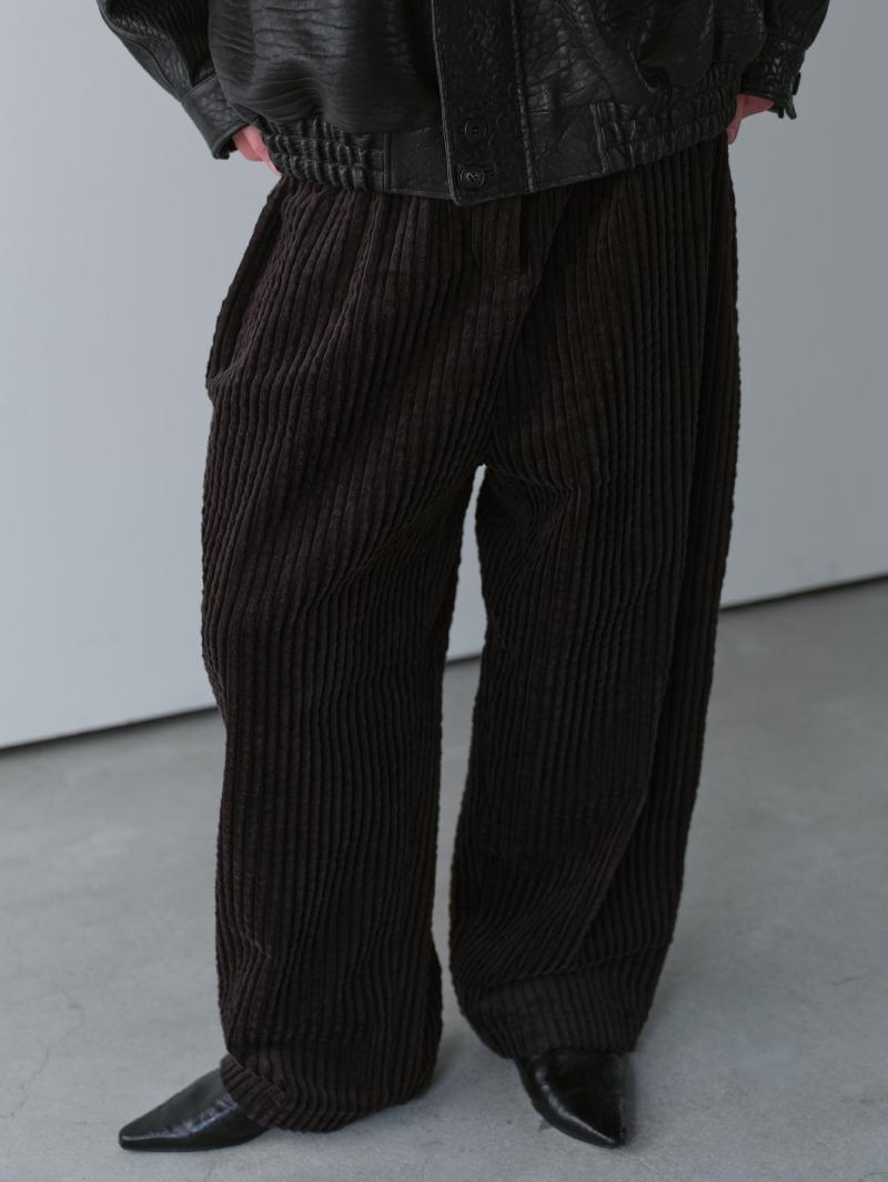 2nd /Corduroy Wide Pants (black)