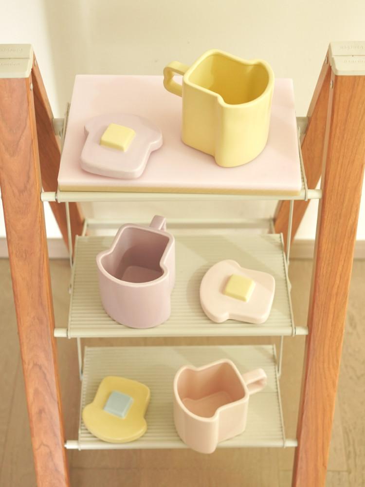 수심 Toast Butter Mug(3 color) 토스트 머그 귀여운 컵 500ml