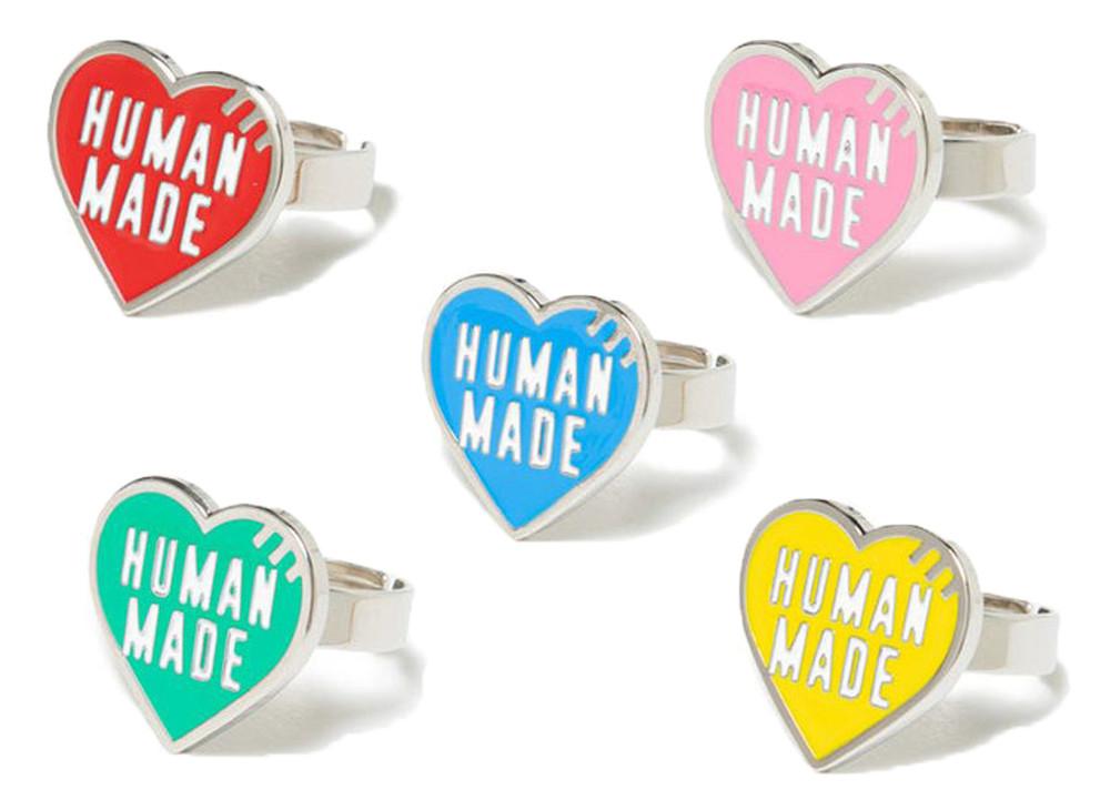 휴먼 메이드 하트 링 5color