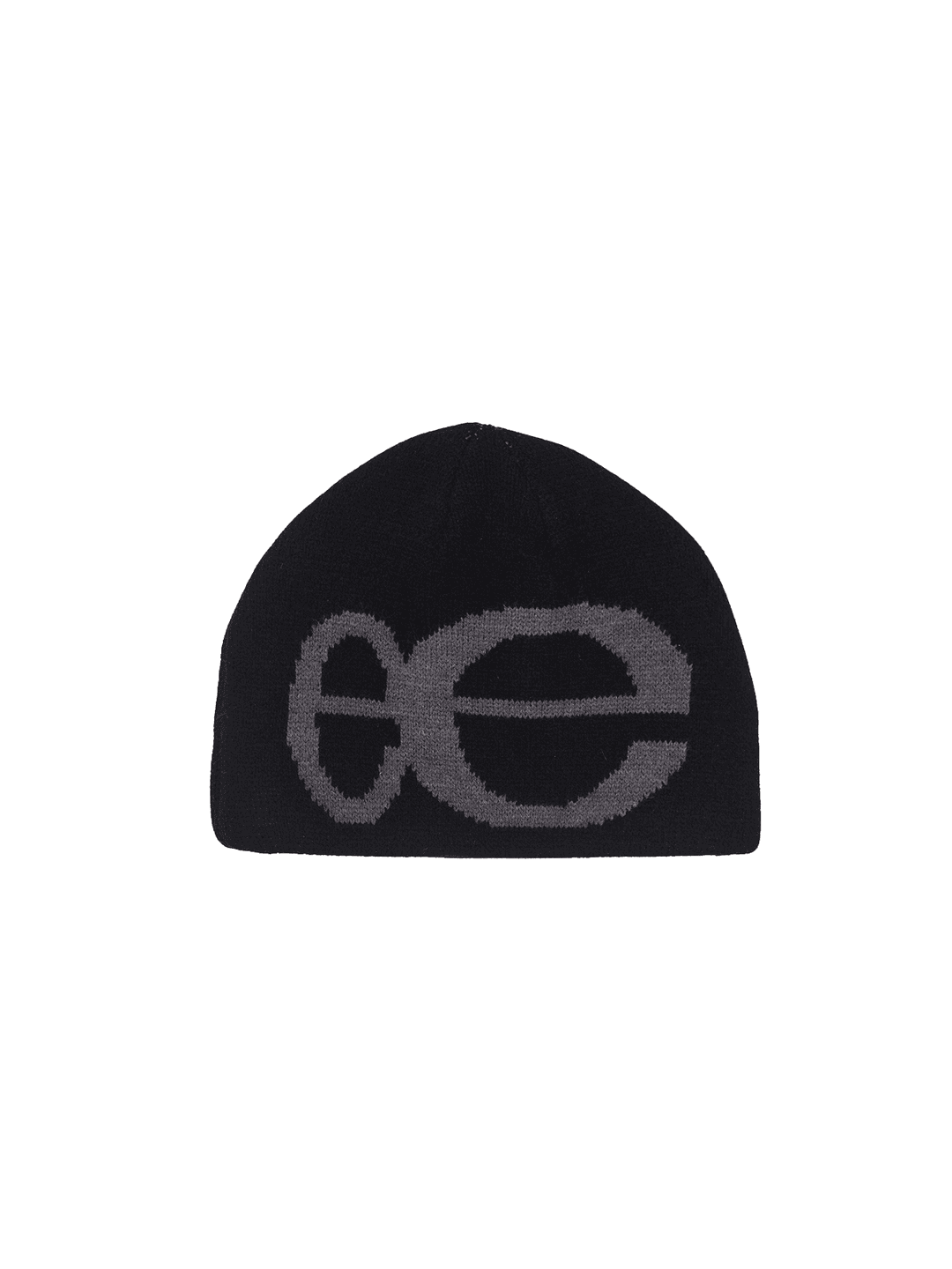 DOUBLE SPELLED BEANIE BLACK