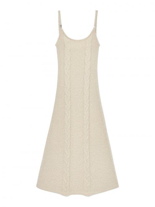 SIMON KNIT DRESS (BEIGE)