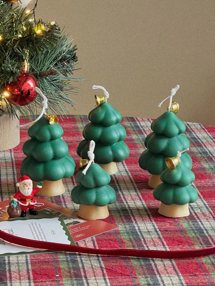 콘트리 크리스마스 캔들 연말 선물 소품