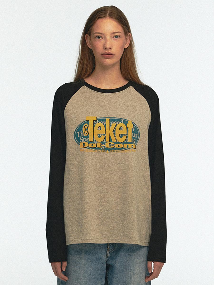 Doorbell L/S Tee Melange Gray