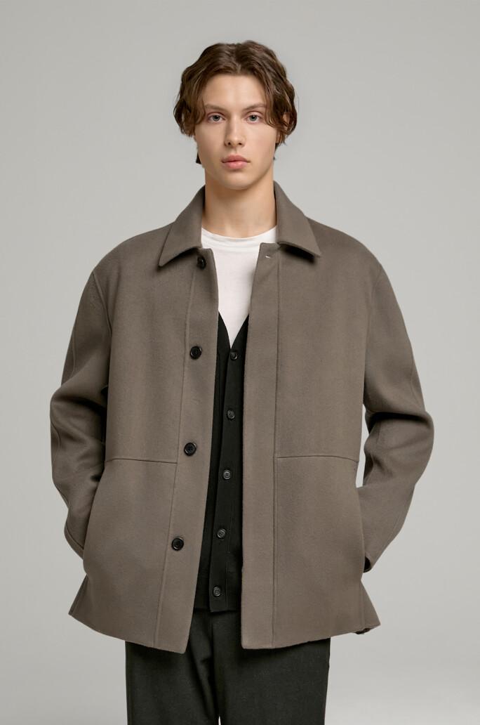 [CLUB MONACO] 히든 플래킷 코트