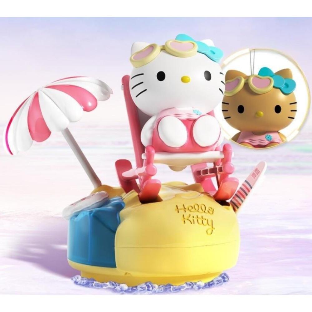 햇빛 받으면 살이 타는 키티 태닝 피규어 구릿빛 여름 바캉스