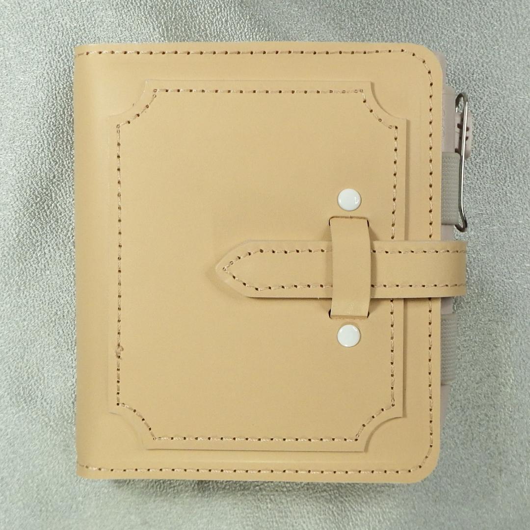 ヌメ革のシステム手帳（マイクロ5SW,M5穴）NO.251841H