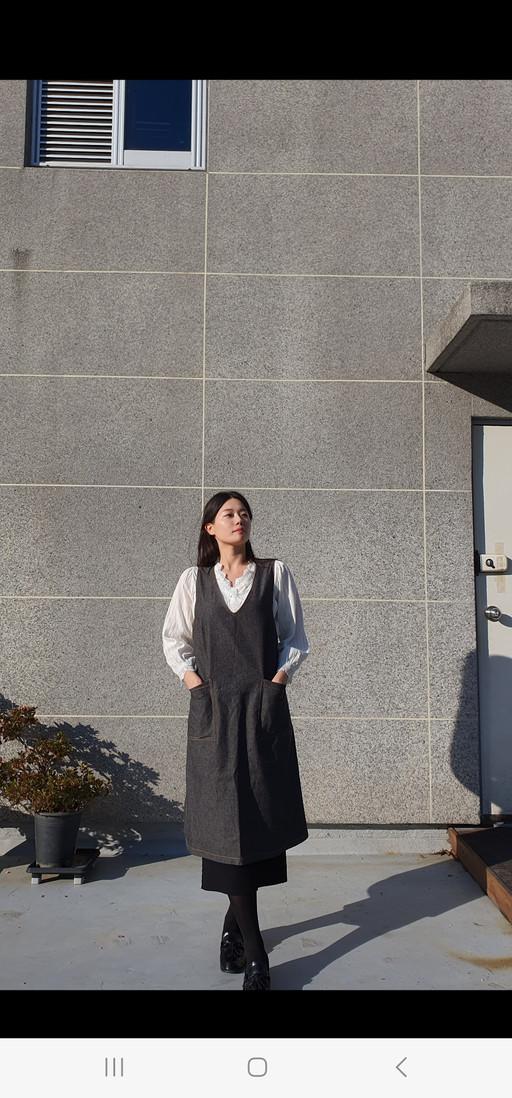 매력의 청 뷔스티에 원피스 [빅사이즈 가능❤️]