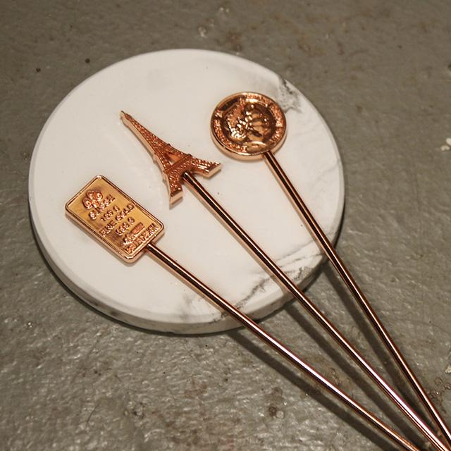 [BELLE] 고급 로즈골드 머들러 (3type)