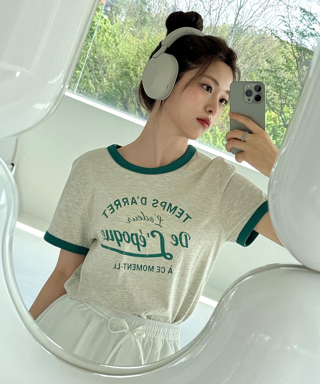 미쏘 [도영이PICK/직잭단독🎀]기본핏 FG 링거 티셔츠_MIWHWF561A/MIWHWF84QA