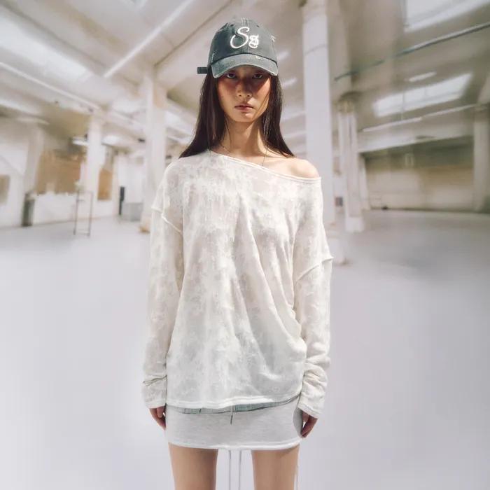 ANN BURNT KNITTED TOP_WHITE