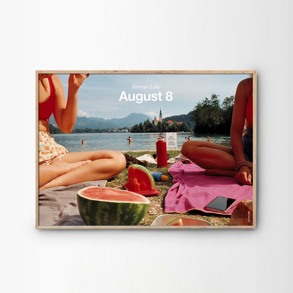 애시드로우 인테리어포스터 거실포스터 스튜디오액자 August