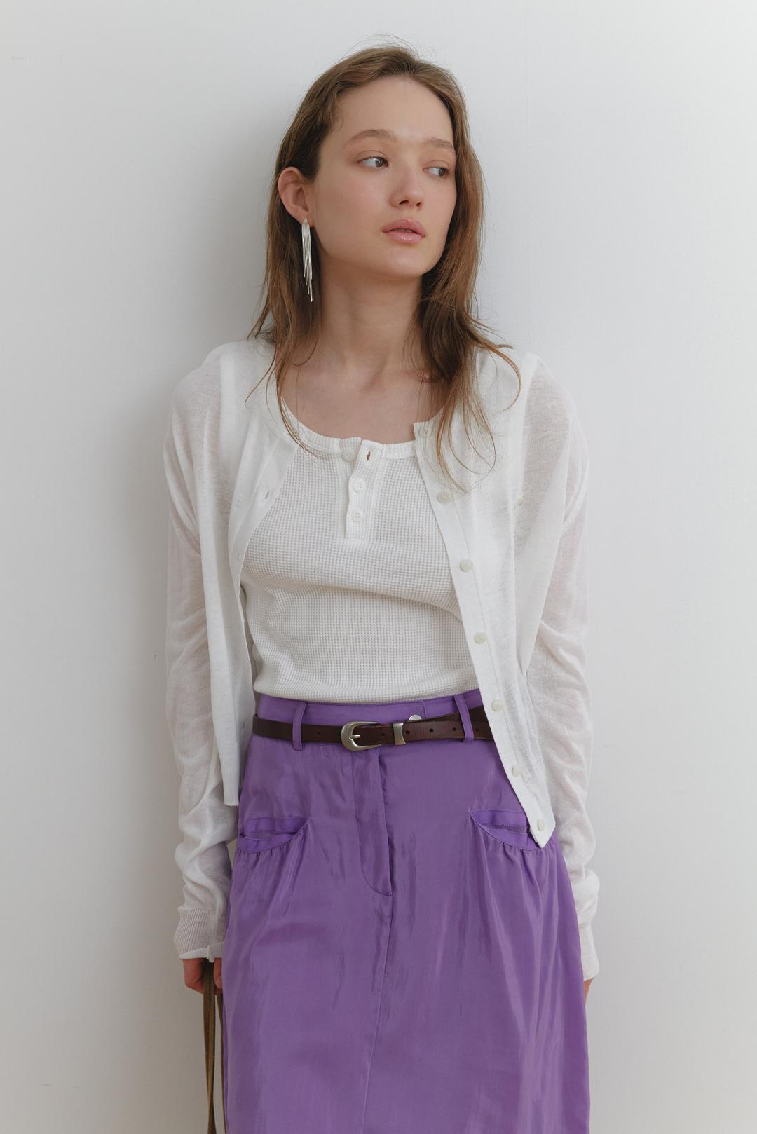 [2차 리오더]  Basic cardigan White