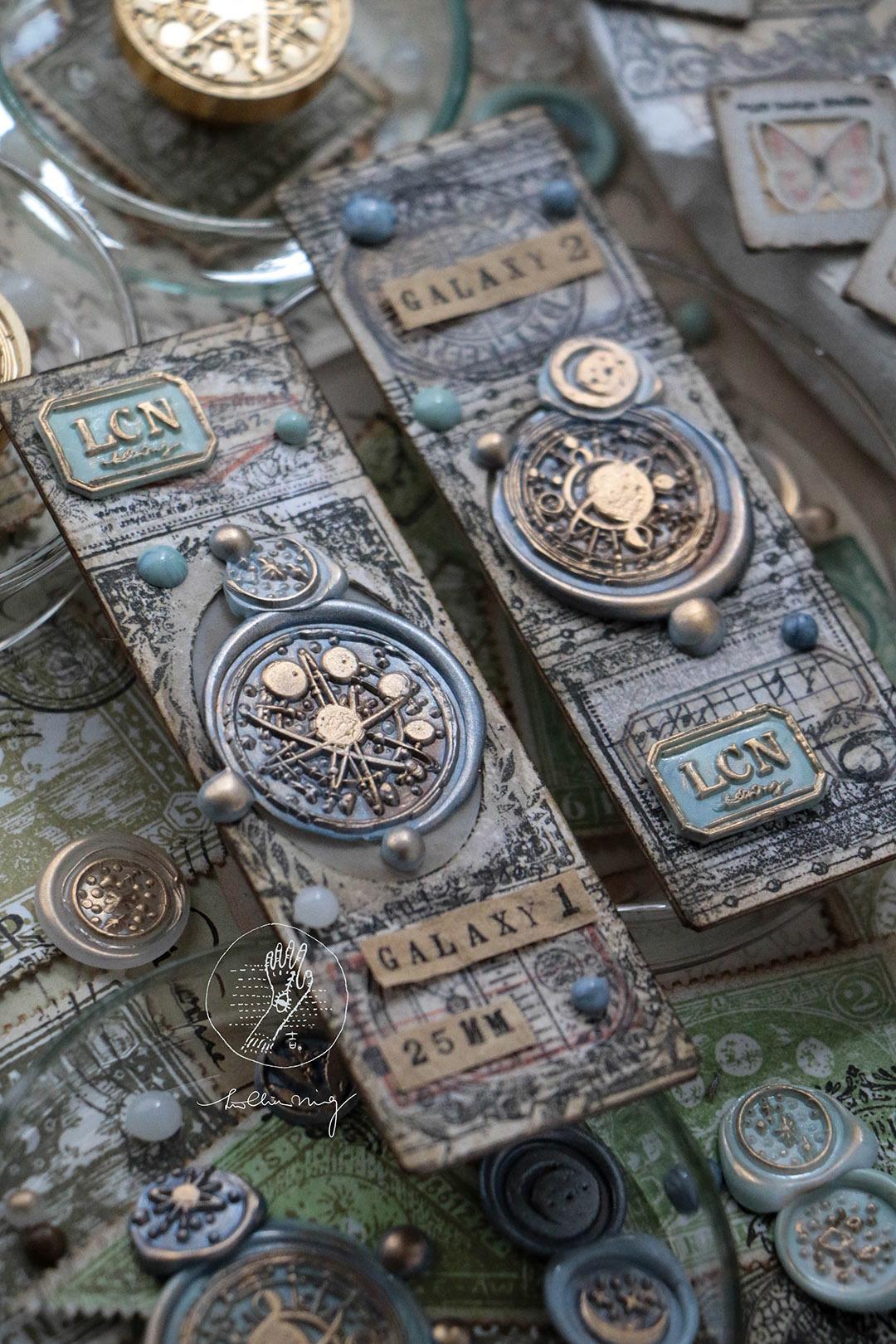 Wax seal stamp set. -Galaxy 1 / Galaxy 2