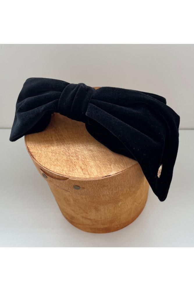 [당일] underson 언더슨 벨벳 로고 헤어밴드 3color