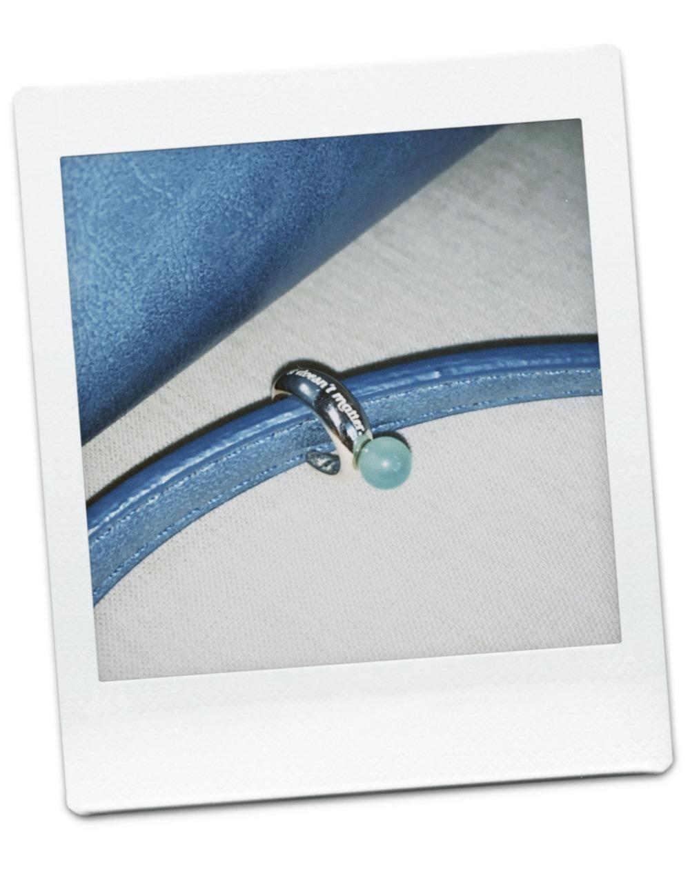 Dewy Gemstone earcuff (Australian jade)