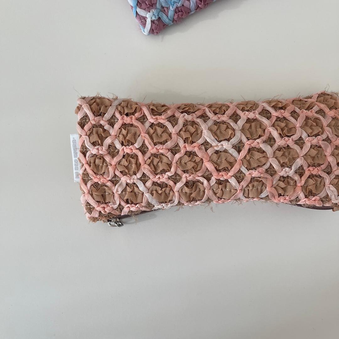 살구 프릴 필통