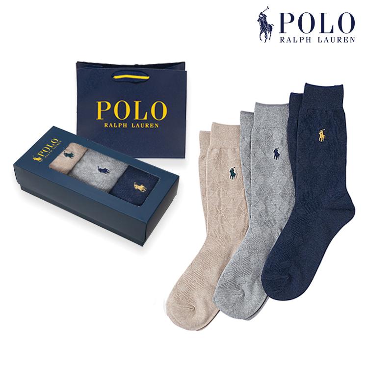 [선물포장]남성 면 혼방 3팩 양말(5 color)