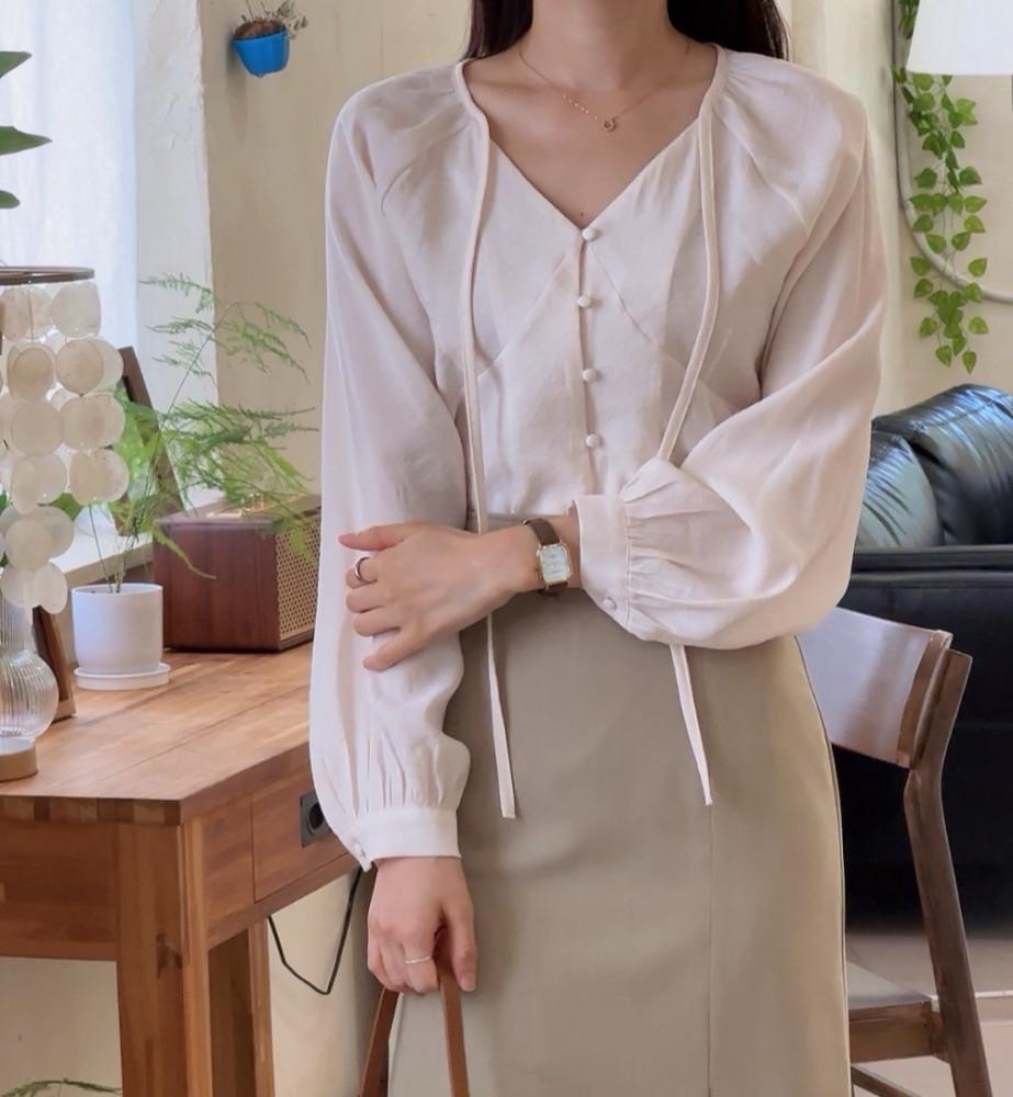 [당일배송]샌드 블라우스(2color)