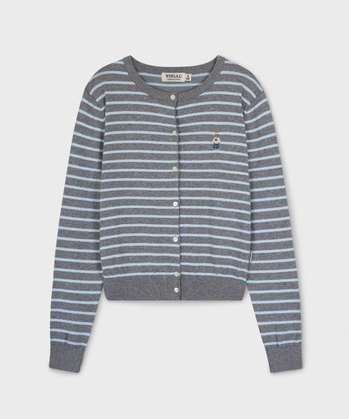 Steve Stripe Cardigan / WHCKG2332F