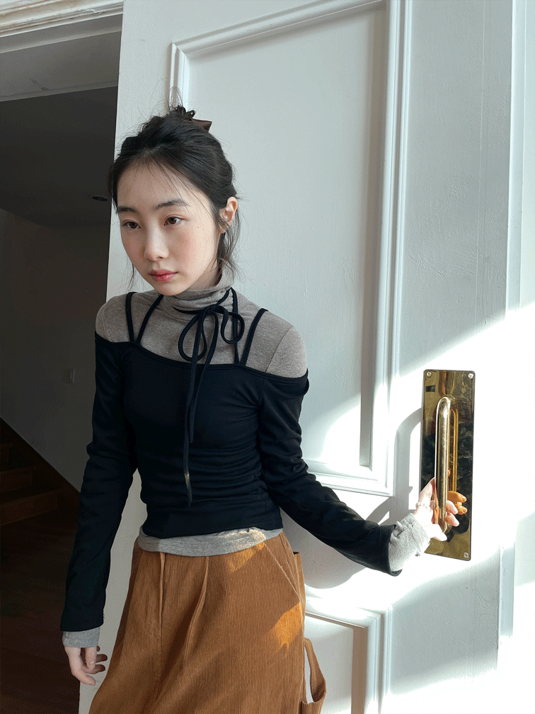 [Pleasenofollow]★New Momo Shirring Short Top★ SHOP - 플리즈노팔로우