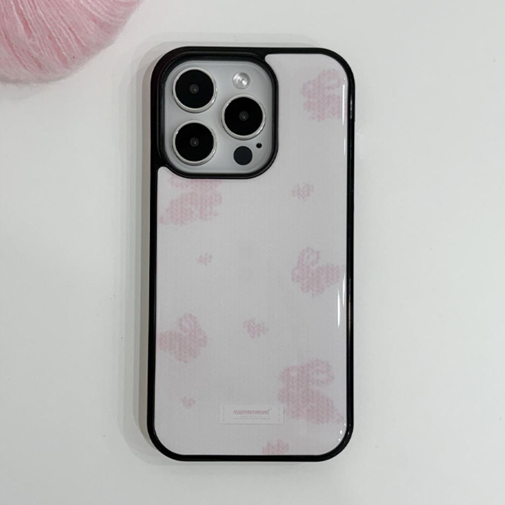 [나인모먼트] Rabbit knit 토끼니트 케이스 아이폰 iphone16 PRO