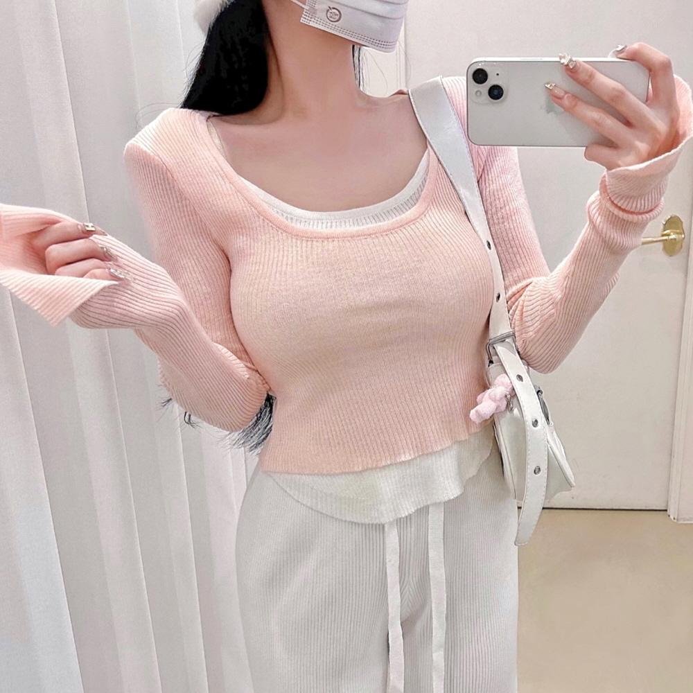 브로치 레이어드 나시티 세트 ( 7 COLORS )