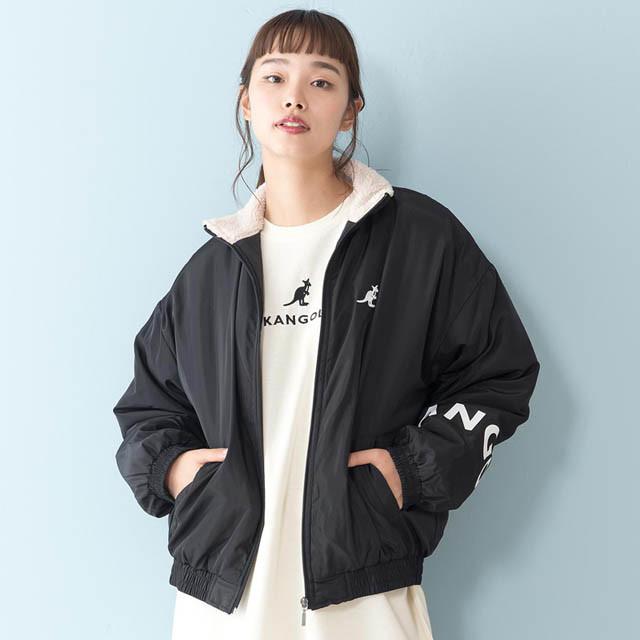 캉골 일본 보아 블루종 자켓 KANGOL