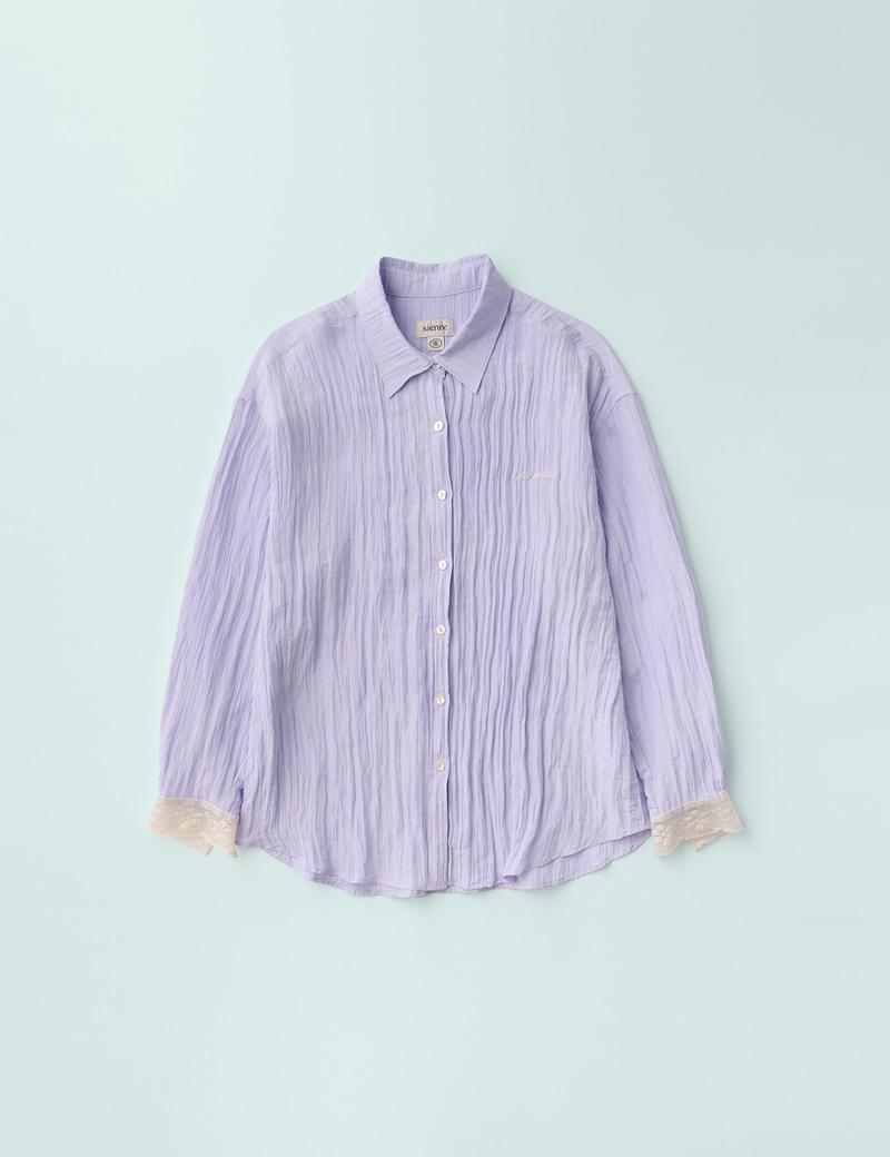 Sonya Lace Shirts (Lavender)