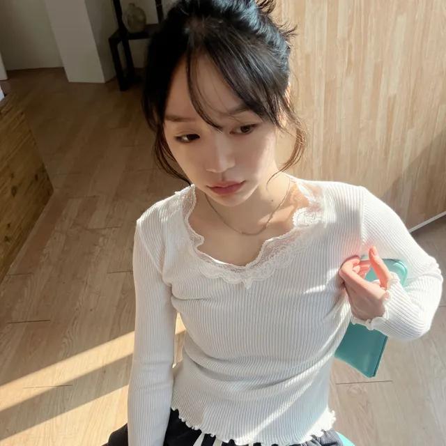 송 레이스 콤비 V니트
