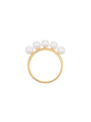 5 PEARL 14K RING