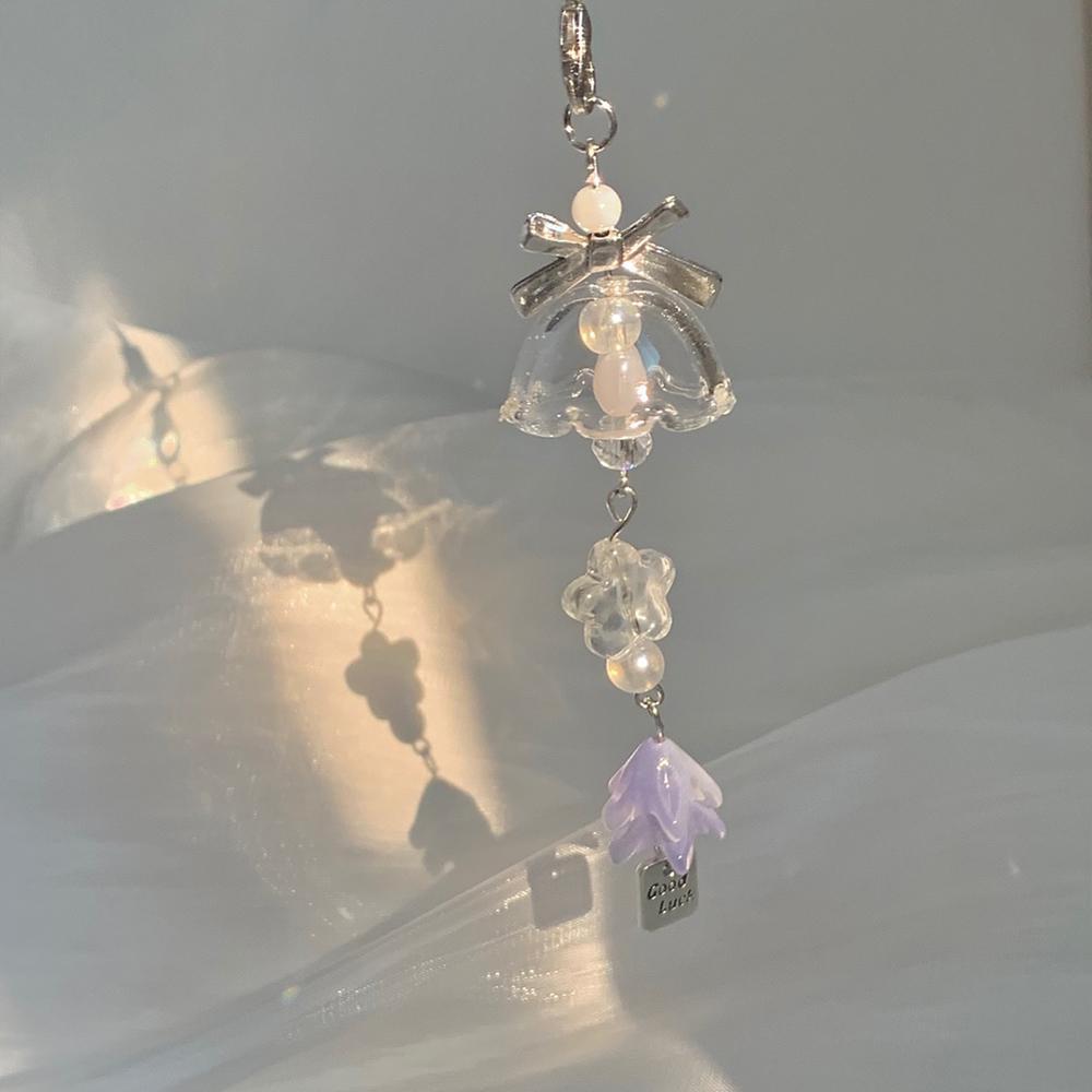 언벤트 snow white bell keyring 스노우 화이트 벨 키링