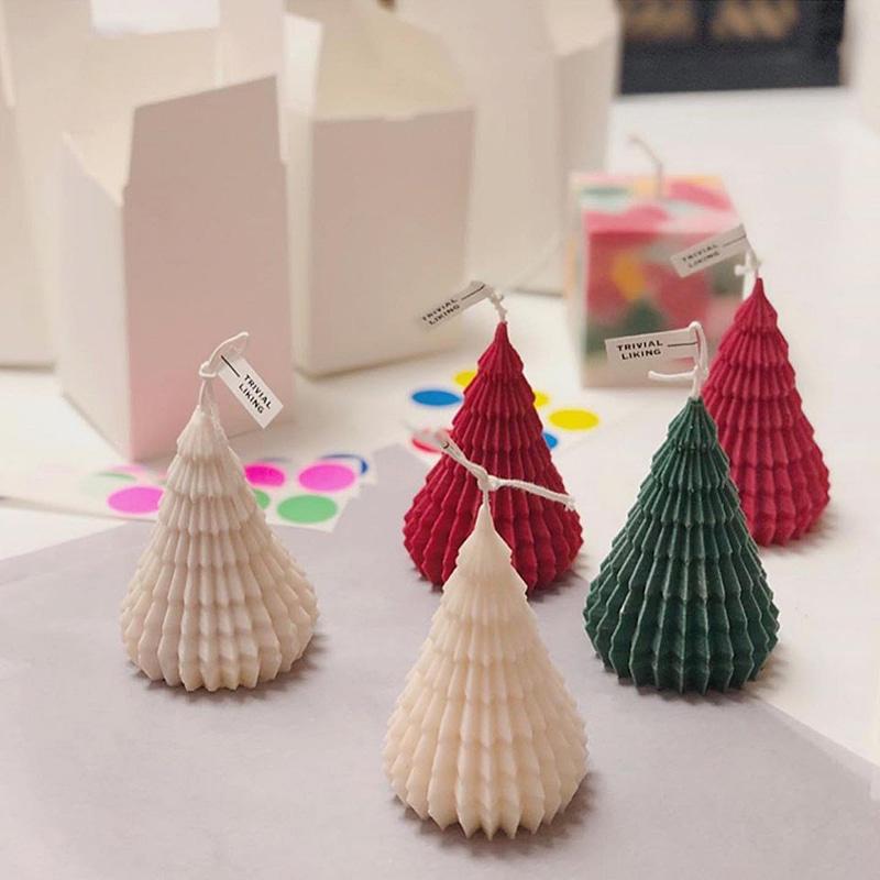 사소한 취향 핸드메이드 크리스마스 트리캔들