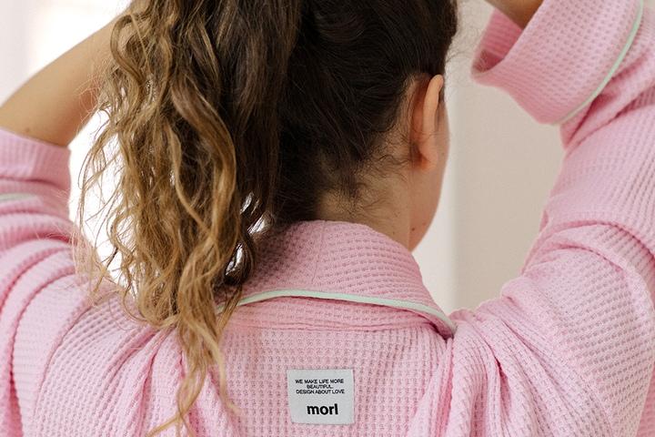 와플 로브 가운 홈웨어 (3color)