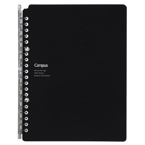 [바인더] 고쿠요 스마트링 바인더 Biz A5 20공 바인더 노트 블랙간지 SP131D