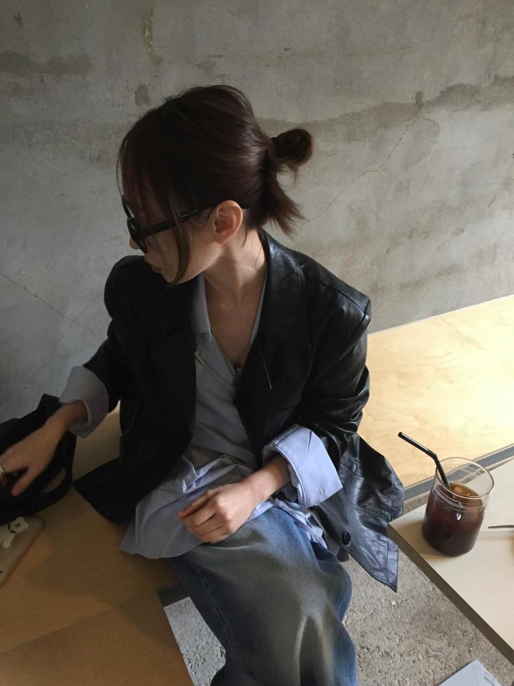 [VILLABUNONG]비바 레더 자켓