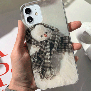 [withsome]윈터 로그 폰 케이스