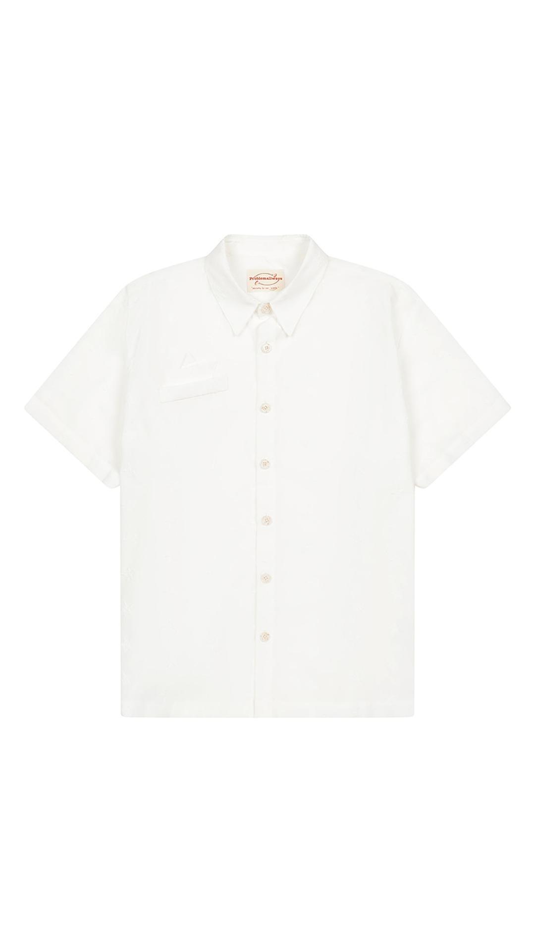 [PROBLEMALLWAYS] VEILED STAR VOYAGE SS SHIRT (WHITE)
