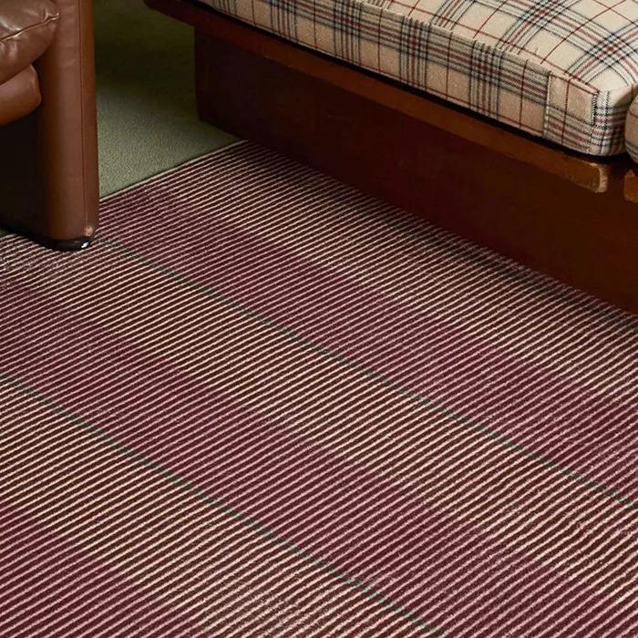 [29CM 단독]러프스트라이프 러그 핑크민트 4sizes