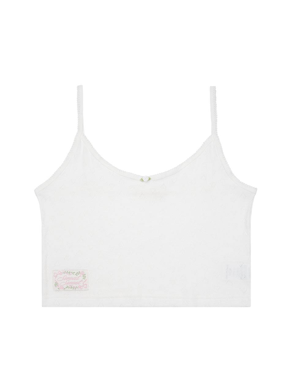 HEART MINI SLEEVELESS - IVORY