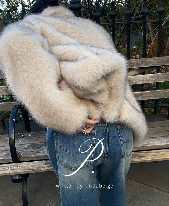 [page] 부비에 플러피 퍼 자켓